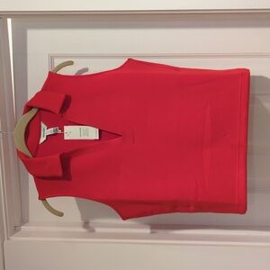 Spanx Air Essentials Sleeveless Polo, NWT, Large